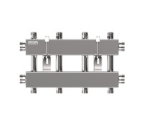 Модульный коллектор MKSS-150-4DUx25 (до 150 кВт, 2 магистр. подкл. G 1½″, 2 контура G 1″ вверх и 2 вниз)